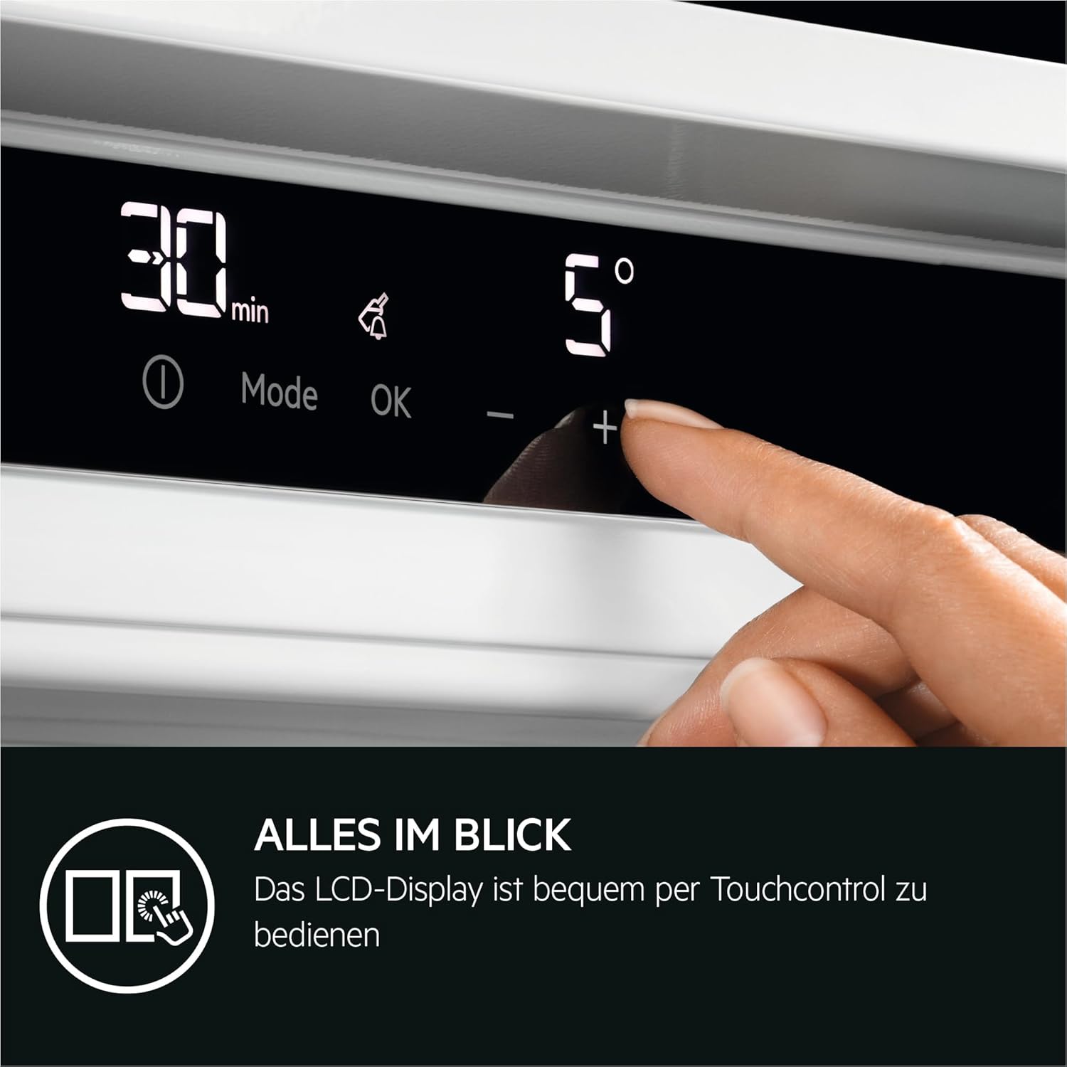 AEG TSK5O881ES Built-In Fridge / 880 mm / 142 L/Tow Door/E