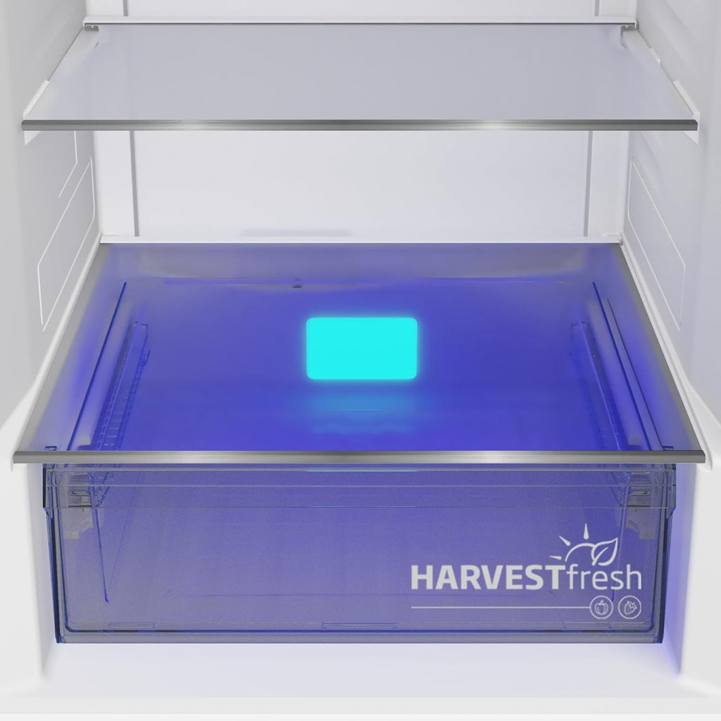 Beko RCNE366E70ZXBRN bPRO700 freistehende Kühl-/Gefrierkombination, großer Kühlschrank, 323 l Gesamtrauminhalt, HarvestFresh, NoFrost, leise, SmoothFit, 0°C-Zone, Dark Inox