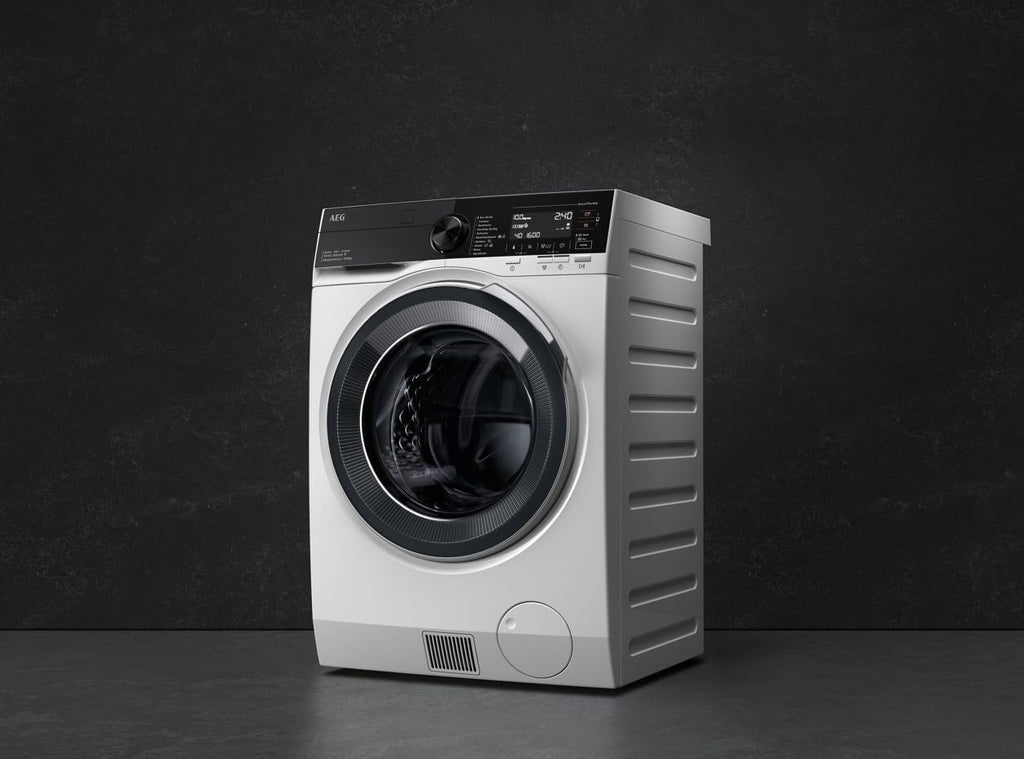 AEG L7WBA60680 Waschtrockner / DualSense - schonende Pflege / 8 kg Waschen / 5 kg Trocknen / D / energiesparend / Mengenautomatik / Nachlegefunktion / ProSteam - Auffrischfunktion / 1600 U/min Weiß