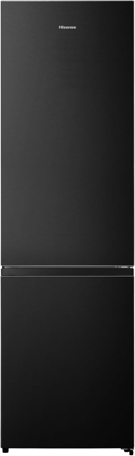 Hisense RB327N4ADD Fridge-Freezer Combination, EEK D, Total NoFrost, Interchangeable Door Hinge, Bottle Grid, 171 Litre Fridge Compartment, 85 Litre Freezer Compartment, Stainless Steel Look