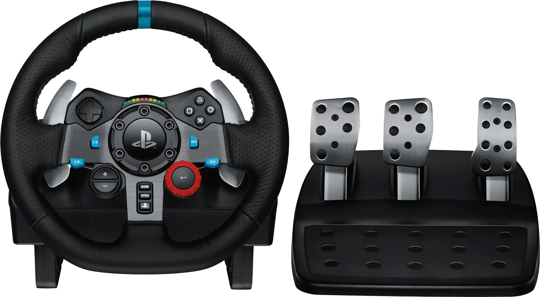2025 - G29 Driving Force Racing Wheel e pedaliera per PS5,PS4,PC,Mac - Nero -