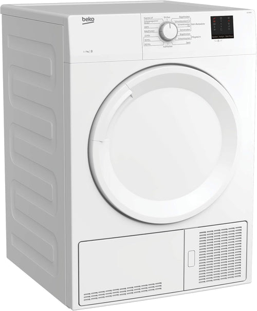 Beko DC 7130 N b100 Kondenstrockner, 7 kg, Elektronische Feuchtemessung, Automatischer Knitterschutz, AquaWave-Schontrommel, 15 Programme, Express Programm