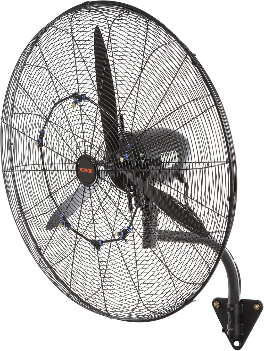VEVOR Nebelventilator, 74,9 cm, wasserdichter Industrieventilator, 3 Geschwindigkeiten, 9500 CFM, gewerblicher oder privater Ventilator zur Kühlung von Lagerhäusern, Gewächshäusern, Werkstätten