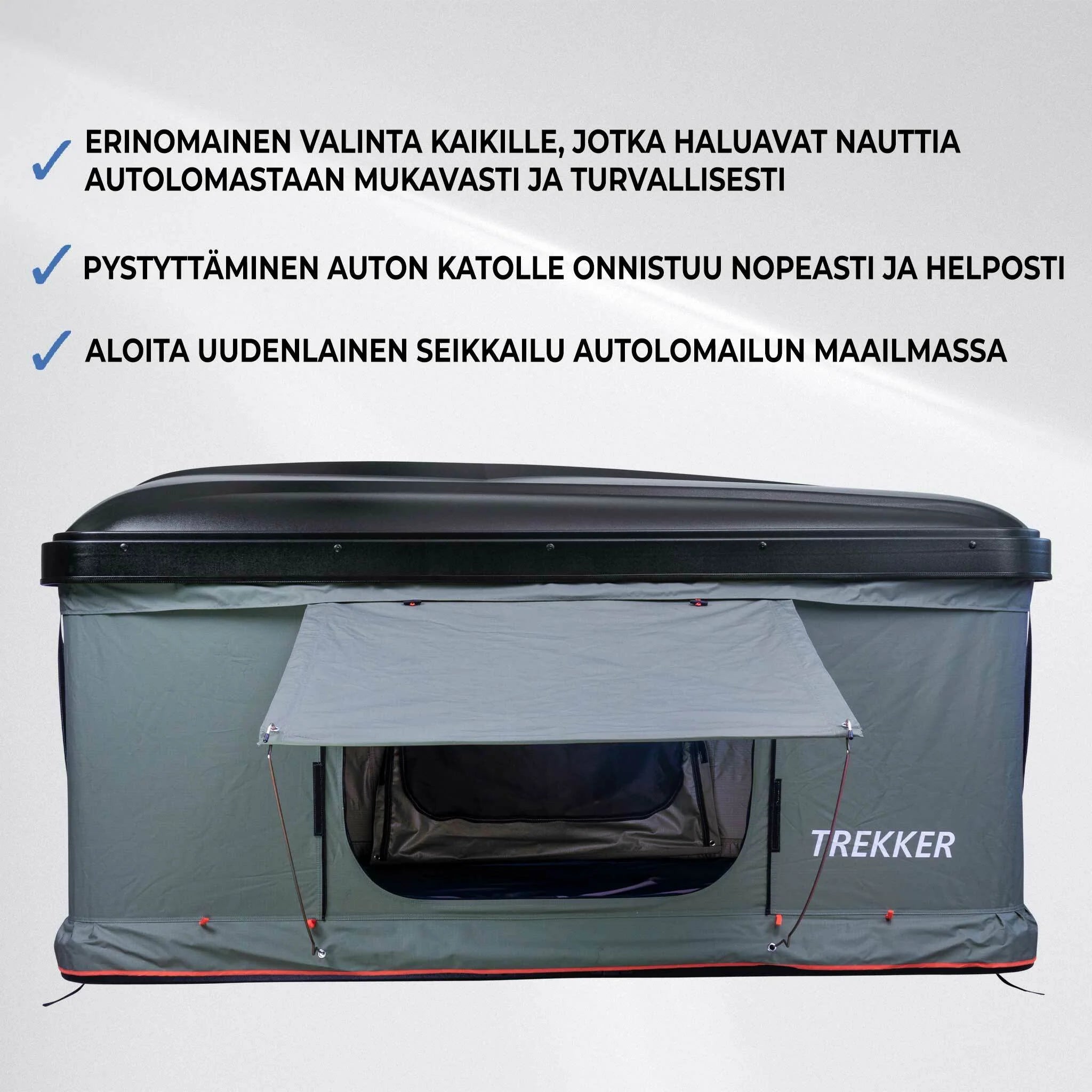 Trekker Dachzelt Hut M, grau