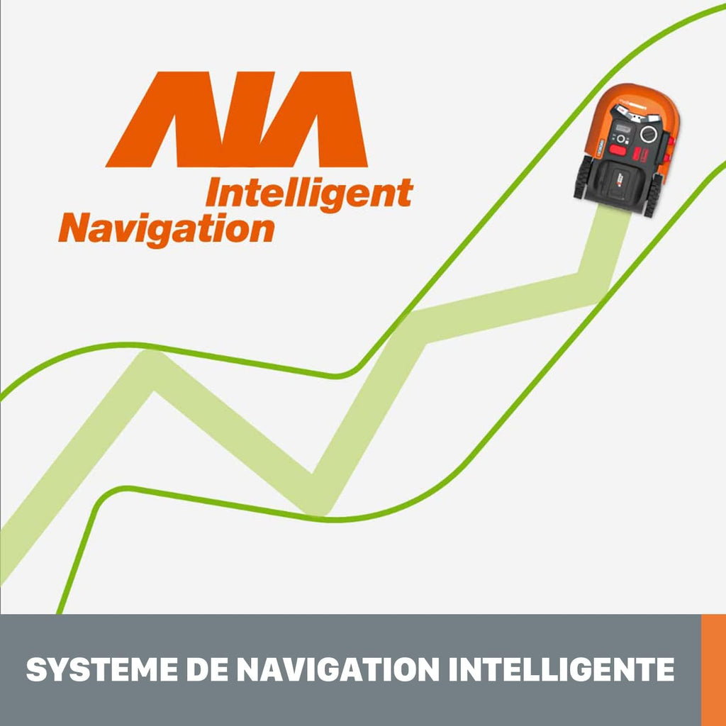 WORX Landroid Vision M600 Mhroboter WR206E.1 für Grten bis 600m - intelligenter Mhroboter ohne Begrenzungskabel – WLAN & Bluetooth – aktive Hindernisvermeidung mit KI-Technologie – APP Steuerung