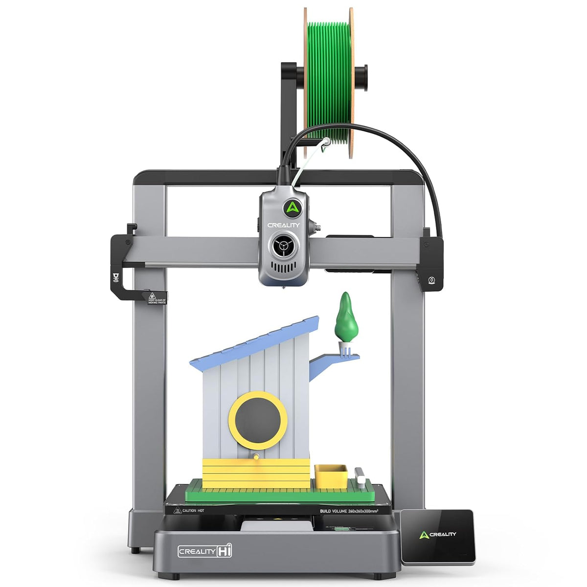 Creality K2 Plus Combo 3D-Drucker, 16-Farben Multimaterial-Druck, 350³mm XXL-Bauraum, Servo-Direktantrieb, Dual-KI-Kameras, Ultra-Leise