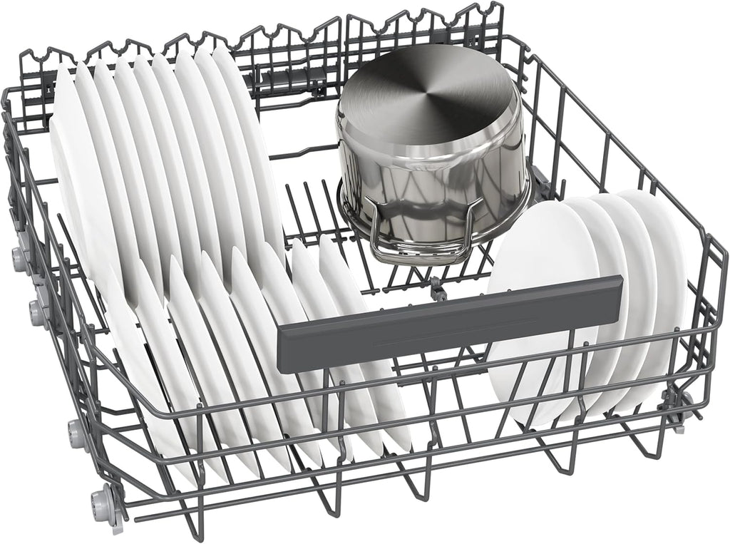 Siemens SN63EX14VE, iQ300 Smarter Geschirrspüler, Vollintegrierte Spülmaschine mit Besteckschublade, 60 cm, Auto Türöffnung dank autoOpen dry, Besonders leise durch iQdrive-Motor, infoLight aquaStop
