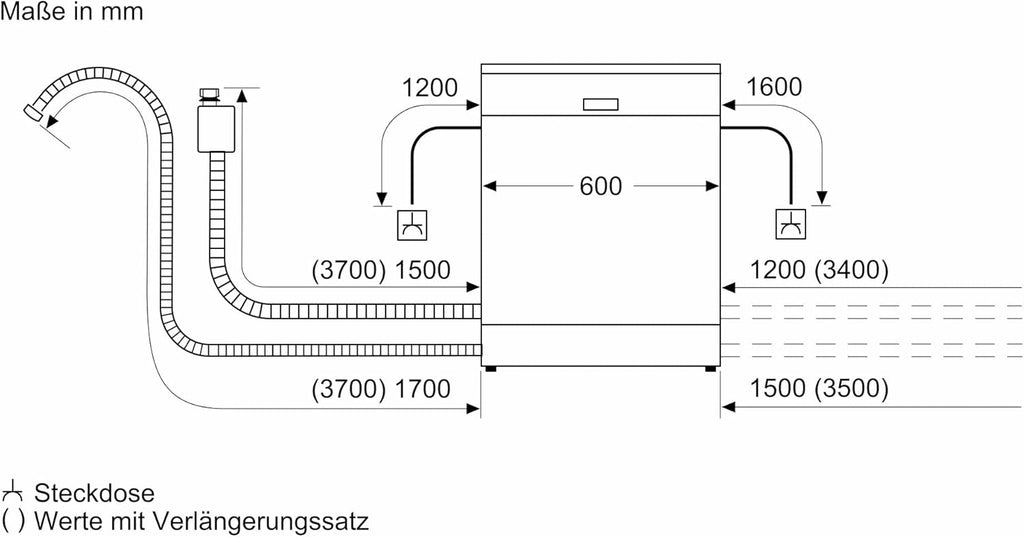 Bosch SMU4ETS08E, Serie 4, Smarter Unterbau-Geschirrspüler 60 cm, Besteckkorb, Spülmaschine mit Programmassistent, besonders Leise, höhenverstellbarer Oberkorb, Automatische Türöffnung, Edelstahl
