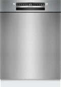 Bosch SMU4ECS28E, Serie 4, Smarter Unterbau-Geschirrspüler 60 cm, Besteckschublade, Spülmaschine Made in Germany, besonders Leise, Extra Trocknen, schneller sauberes Geschirr, Ferndiagnose, Edelstahl