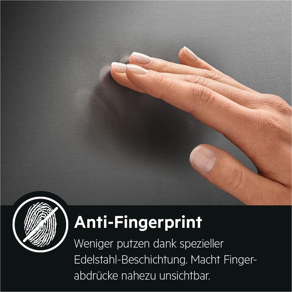 AEG Einbaubackofen – Serie 5 Ringheißluft: Gleichmäßige Garergebnisse auf 3 Ebenen – Pyrolyse Selbstreinigung – 25 Automatikprogramme – LED-Touchdisplay – Schnellaufheizung – Schwarz – BPE53516AB