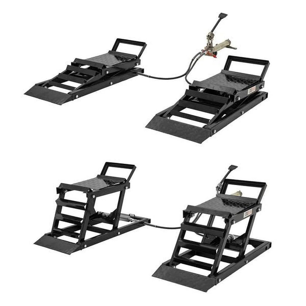 Hydraulische Hebebühne Black Widow mit Rampe – Tragkraft 3.000 lb pro Paar