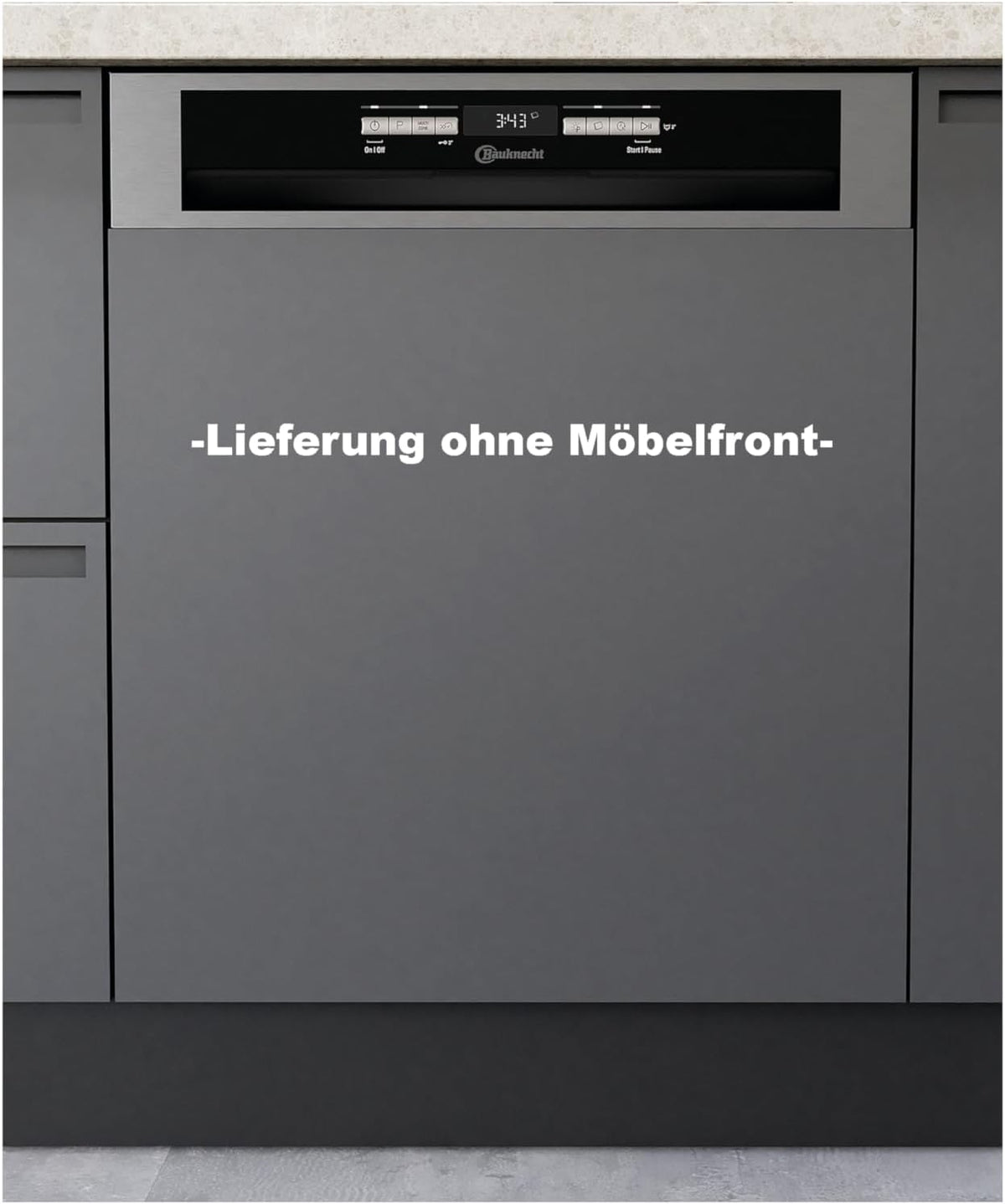 Bauknecht BUO 3O41 PLT X Unterbau-Geschirrspüler 60 cm /14 Maßgedecke /10 Standardprogramme und 1 Sensorprogramm/PowerClean/ActiveDry/Besteckschublade/Vollwasserschutz