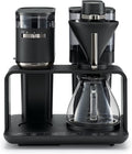 Melitta EPOS Kaffeemaschine mit Mahlwerk, schwarz-silber