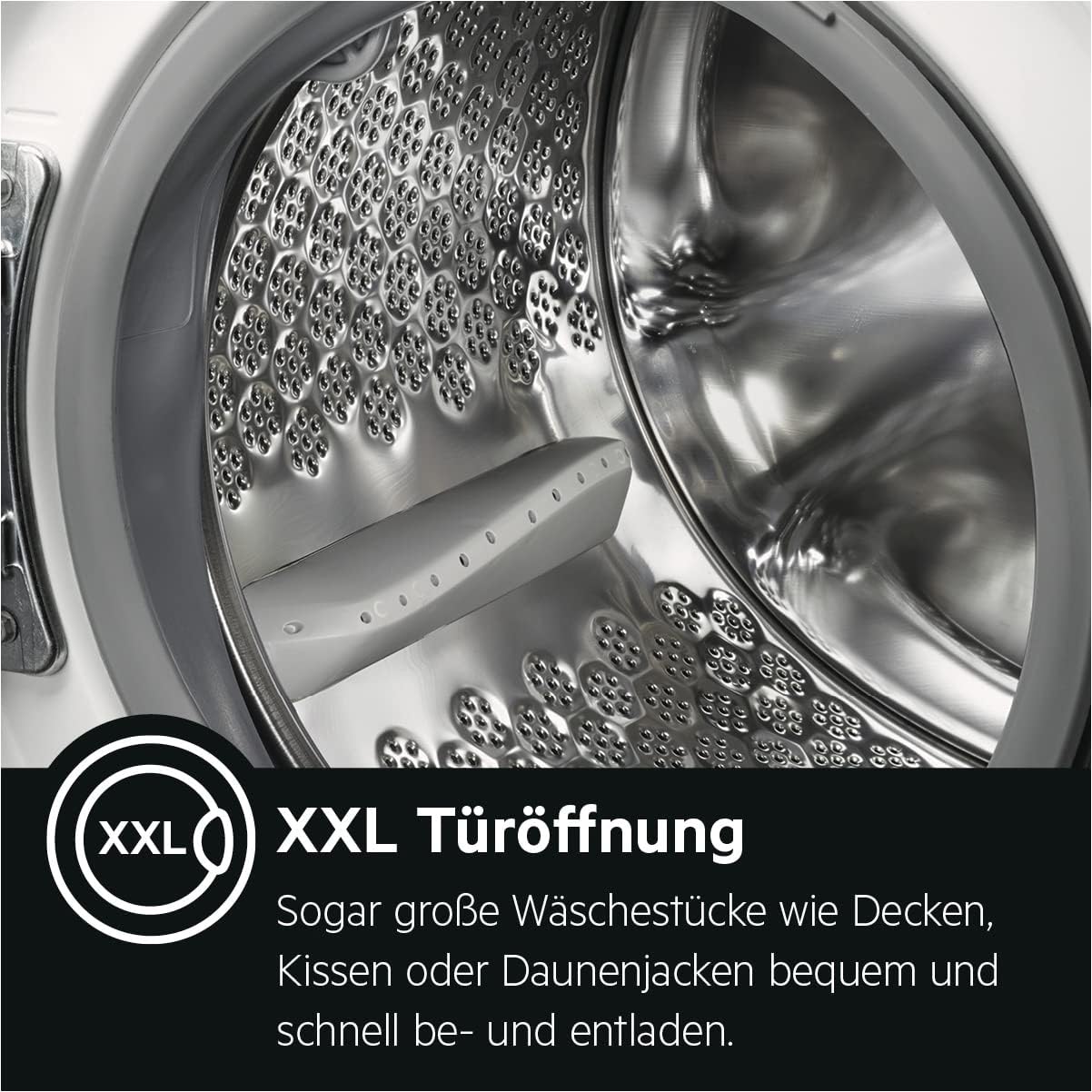 AEG L6FBG51470 Waschmaschine / Serie 6000 mit ProSense / Testsieger der Stiftung Warentest / 7,0 kg / Leise / Mengenautomatik / Nachlegefunktion / Kindersicherung / Wasserstopp / 1400 U/min