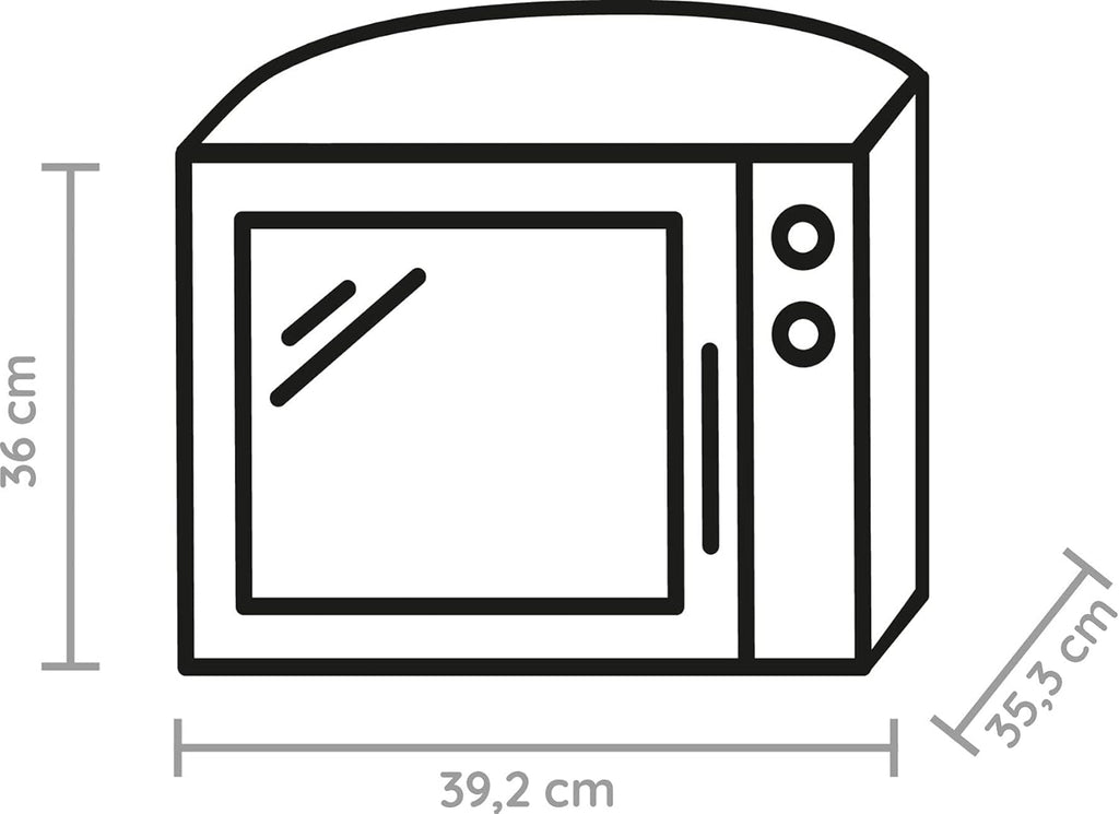 Whirlpool MAX 38 SL Kombination Grill und Mikrowelle / 700 W / 13 L Garraum / Crisp Funktion / Super-Kompakt Design besonders platzsparend in Ecken / Grill / Schnellauftau-Funktion, Silber