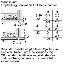 Bosch GIV11ADC0 Serie 6 Einbau-Gefrierschrank, 95 kWh, Jahr, 70 l, LowFrost, FreshSense, 72 x 56