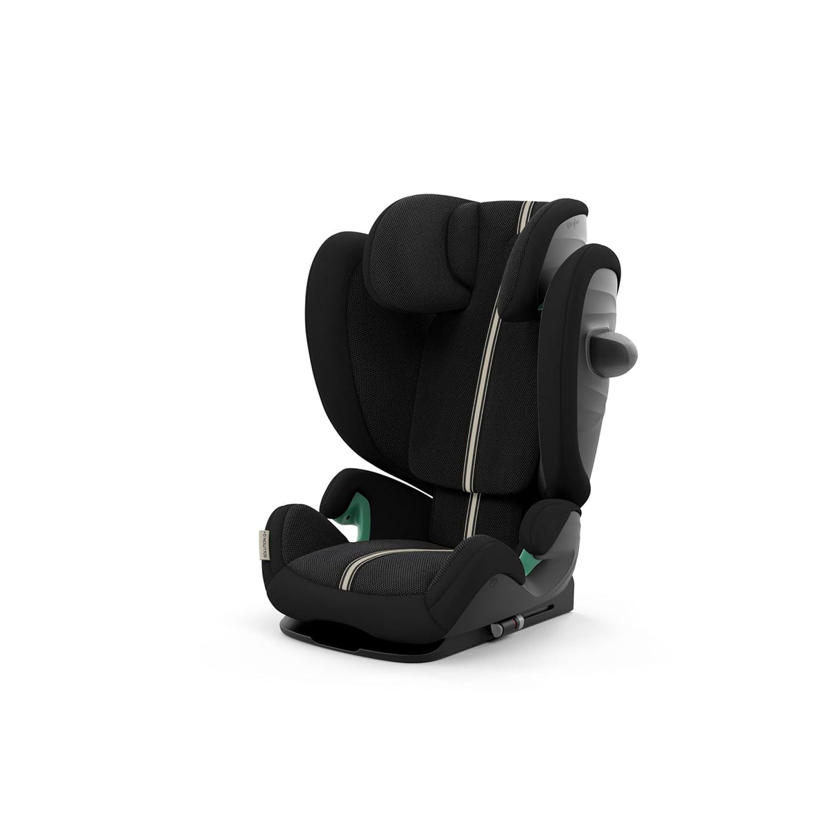 CYBEX Gold Kinder-Autositz Solution G i-Fix, Für Autos mit und ohne ISOFIX, Ab ca. 3 bis 12 Jahre (100 - 150 cm), Ab ca. 15 bis 50 kg, Lava Grey