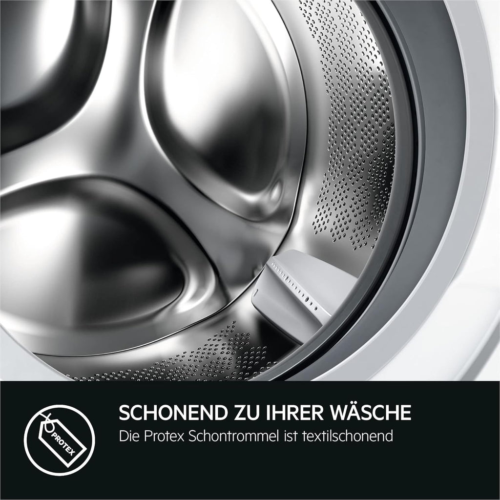 AEG L6FBG51470 Waschmaschine / Serie 6000 mit ProSense / Testsieger der Stiftung Warentest / 7,0 kg / Leise / Mengenautomatik / Nachlegefunktion / Kindersicherung / Wasserstopp / 1400 U/min