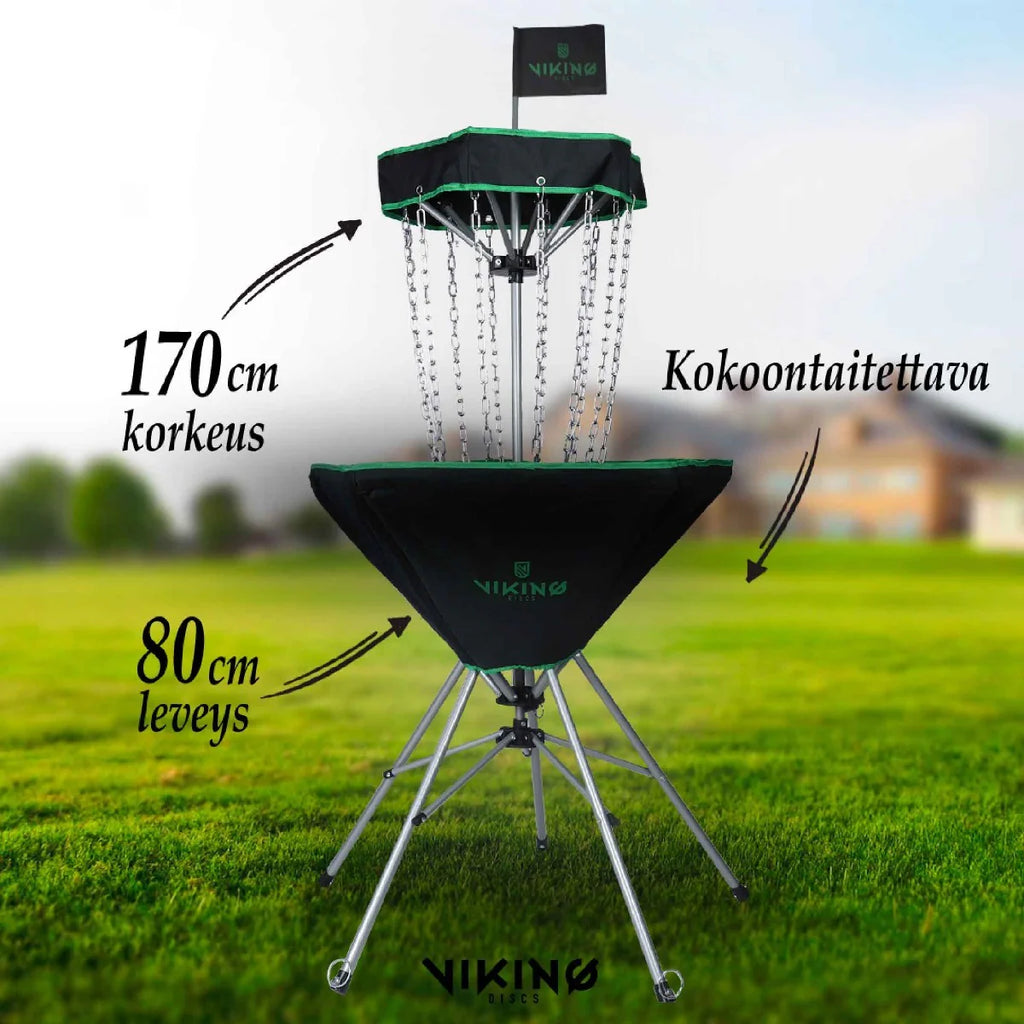 Viking Discs Raid tragbarer Discgolf korb