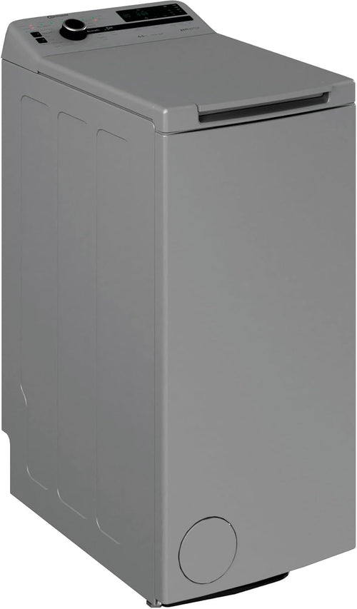 Bauknecht WMT Silver 6513 D4 Toplader-Waschmaschine/ 6,5 kg/ 1300 UpM/Vollwasserschutz/Autom.-Trommelpositionierung/SoftOpening/ 15° Green&Clean/Kurz 30/ Aqua Saver/Extra Spülen/Startzeitvorwahl