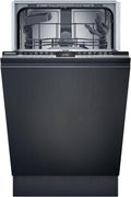Siemens SR65YX08ME, iQ500 Smarter Geschirrspüler Vollintegriert, 45 cm breit, Besteckschublade, Zeolith, extra leise, aquaStop, automatische Türöffnung nach Programmende, varioSpeed, Innenbeleuchtung