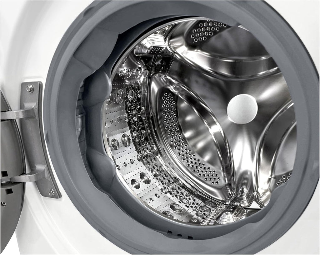 LG F4WV7080, Klasse A, Frontlader-Waschmaschine 8 kg, 1400 U/Min, AI Direct Drive, Wi-Fi, Tiefenreinigung mit Dampf, Groe Kapazitt, TRIPLE A, Auentür aus Sicherheitsglas, 62 x 60 x 85 cm Wei