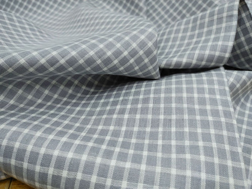 Canhamo Checks ¨C Grey