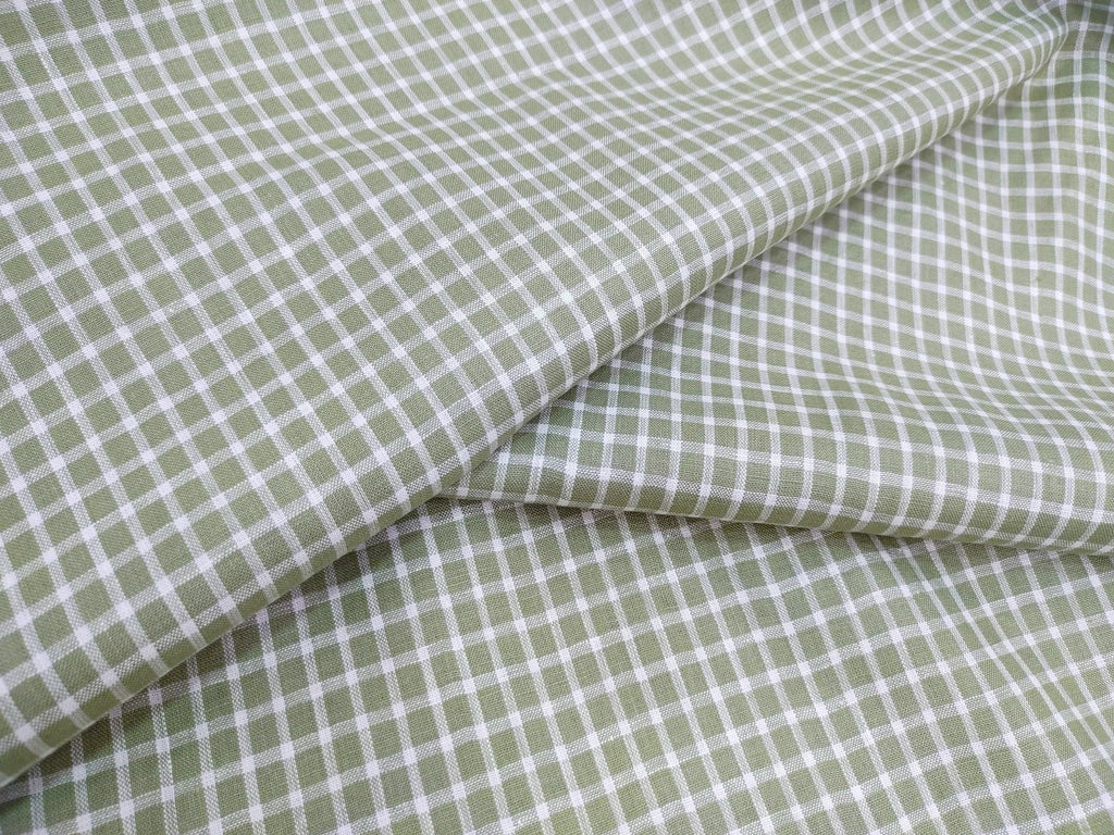 Canhamo Checks ¨C Olive