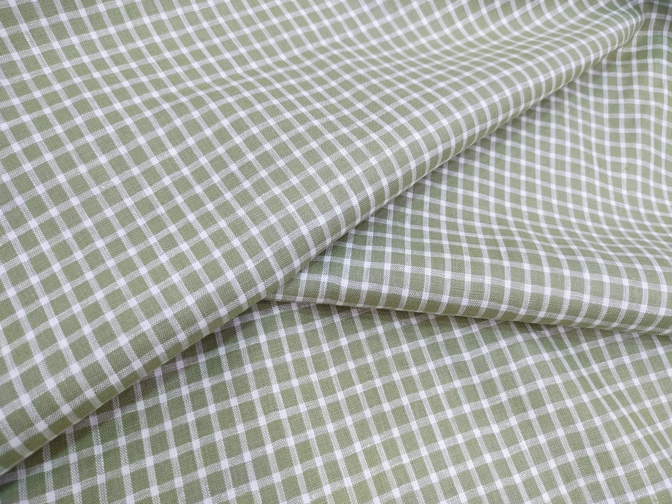 Canhamo Checks ¨C Olive