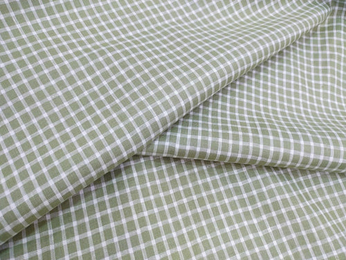 Canhamo Checks ¨C Olive