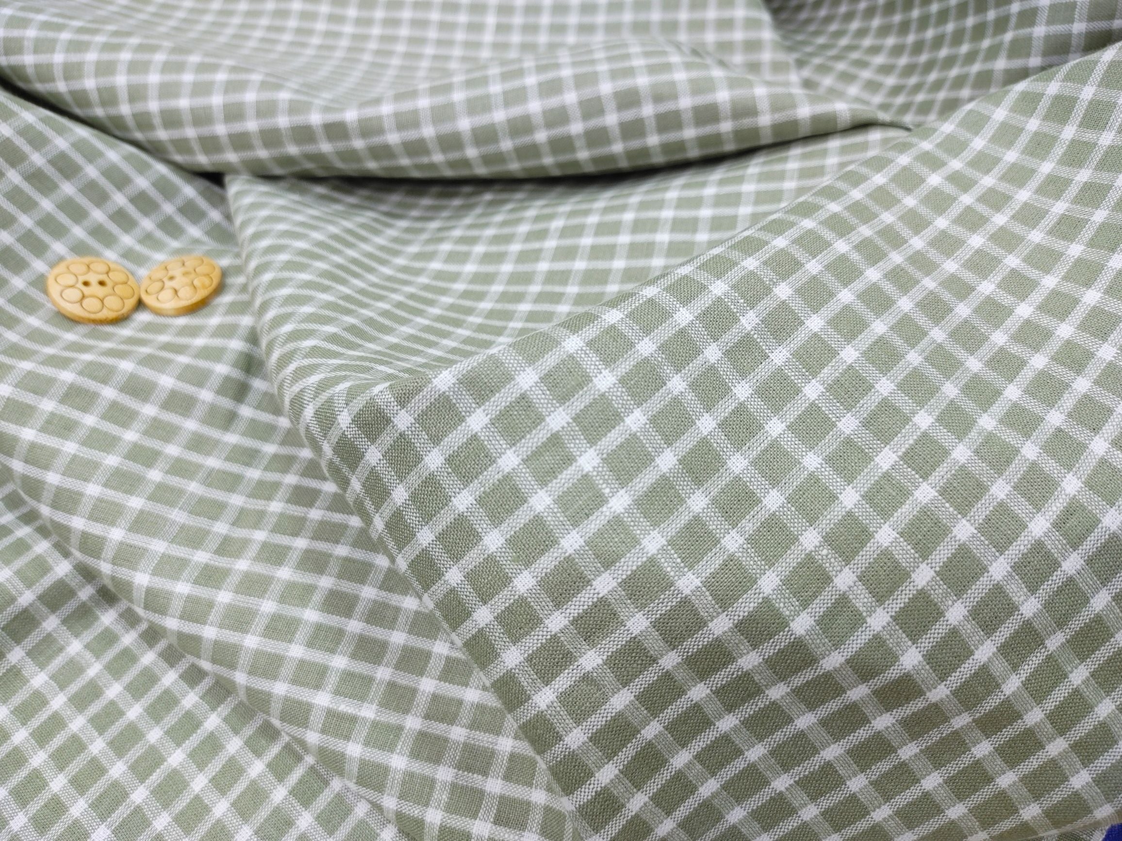 Canhamo Checks ¨C Olive