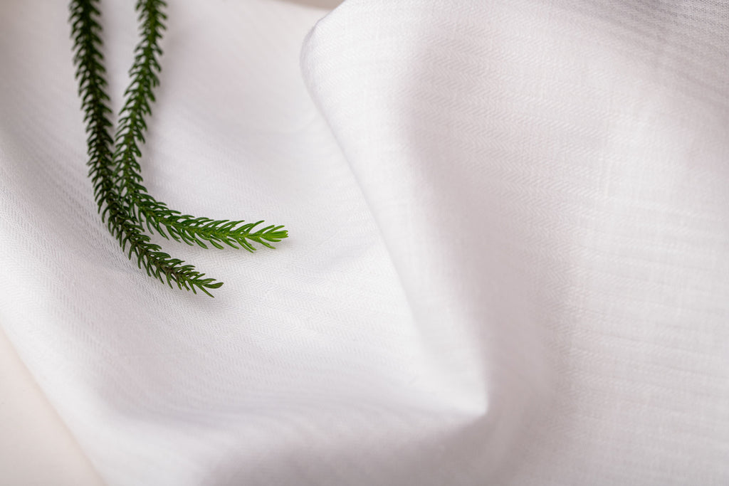 Cannabus ¨C Herringbone White