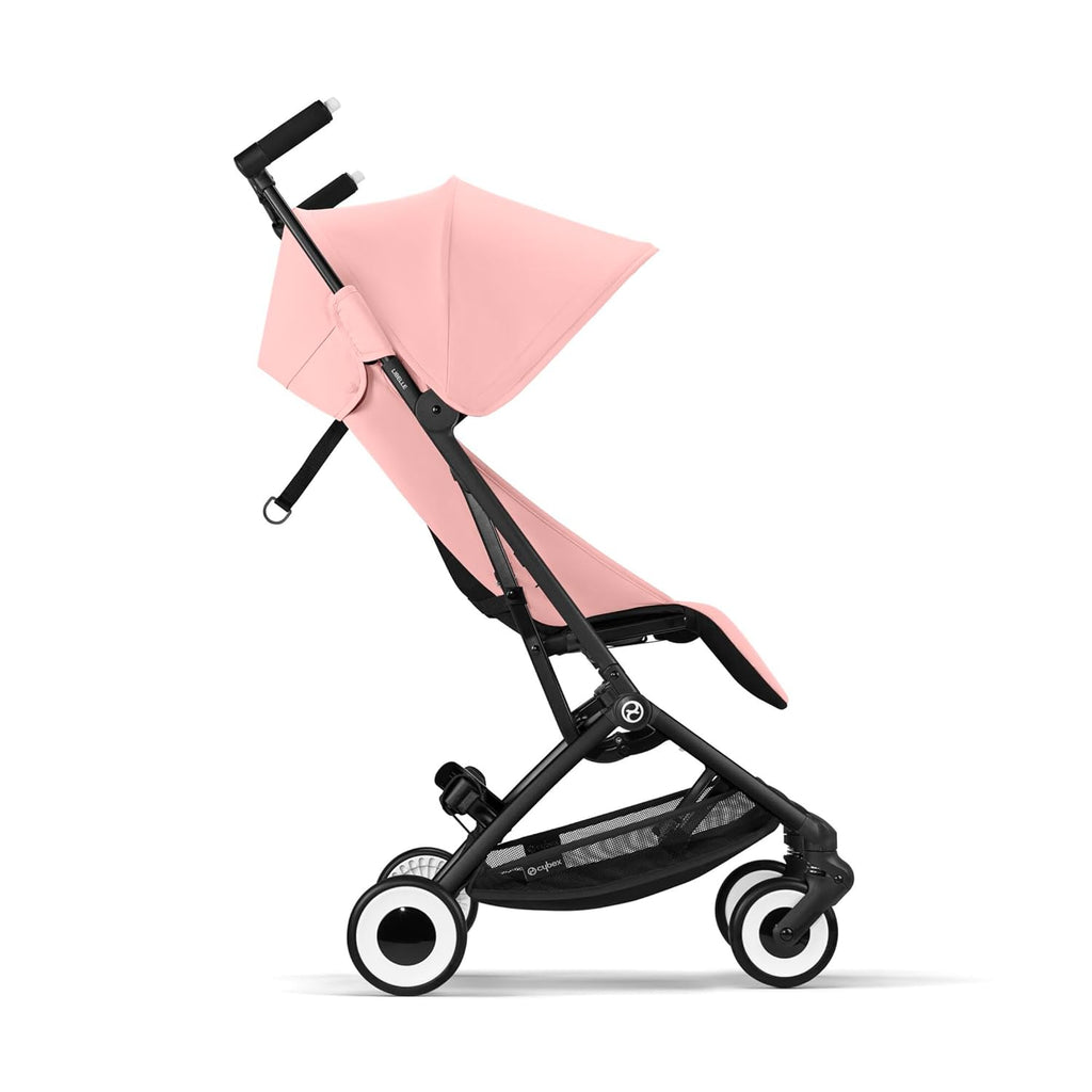 CYBEX Gold Kinderwagen Libelle mit One-Pull Harness, Von ca. 6 Monaten bis ca. 4 Jahre (max. 22 kg), Ultraleicht (nur 6 kg), Almond Beige (Beige mit taupefarbenem Rahmen)
