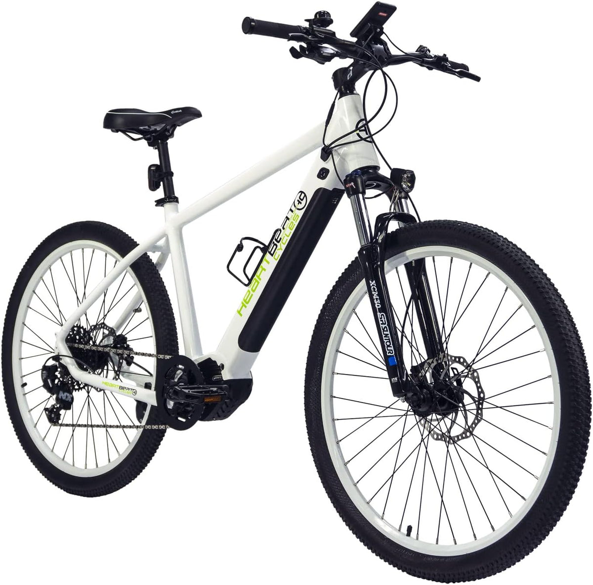 Highphoria Elektrofahrrad Erwachsene, 250W 25 km/h E-Bike mit Batterie, Starker Motor, Kettenschaltung, E-Mountainbike mit Hydraulische Federgabel Pedelec für Damen & Herren