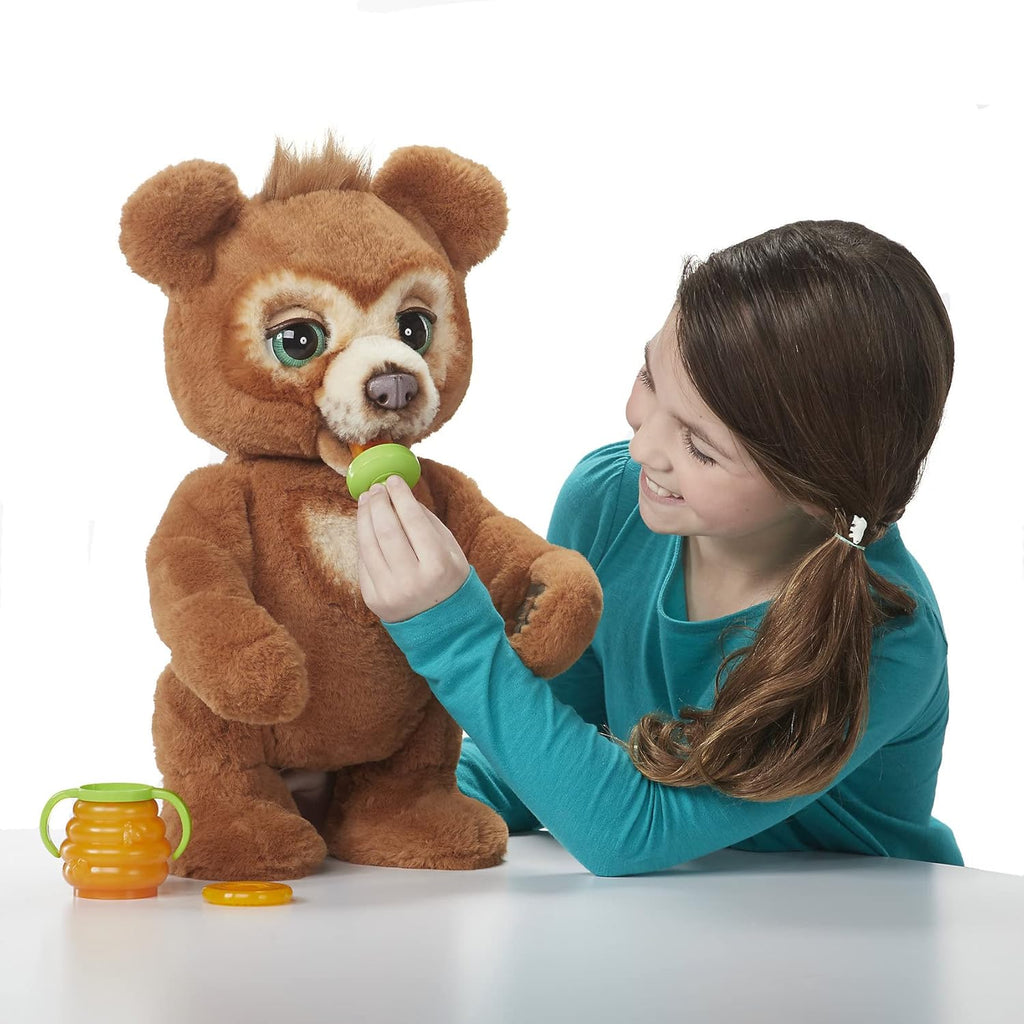 FurReal Cubby, Mein Knuddelbr, interaktives Plüschtier, ab 4 Jahren Braun
