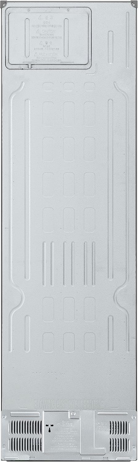 LG GBV22NCCEP Kühl-/Gefrierkombination – Smart Inverter Compressor, Total No Frost, Modern Flat Door Design, Matt Schwarz Metallic, Energieeffizienz A