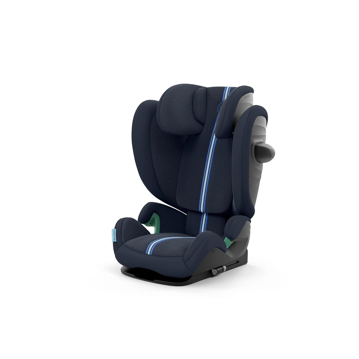 CYBEX Gold Kinder-Autositz Solution G i-Fix, Für Autos mit und ohne ISOFIX, Ab ca. 3 bis 12 Jahre (100 - 150 cm), Ab ca. 15 bis 50 kg, Lava Grey