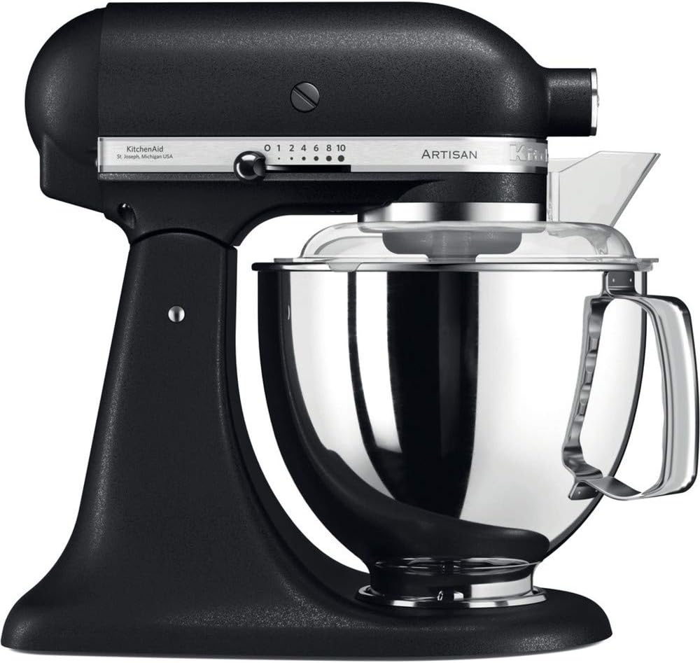 KitchenAid Küchenmaschine I Artisan I Kippbarem Food Processor I Teigknetmaschine mit 5 Zubehör | 2 Schüsseln aus Edelstahl | 4.8 L | Pistaccio
