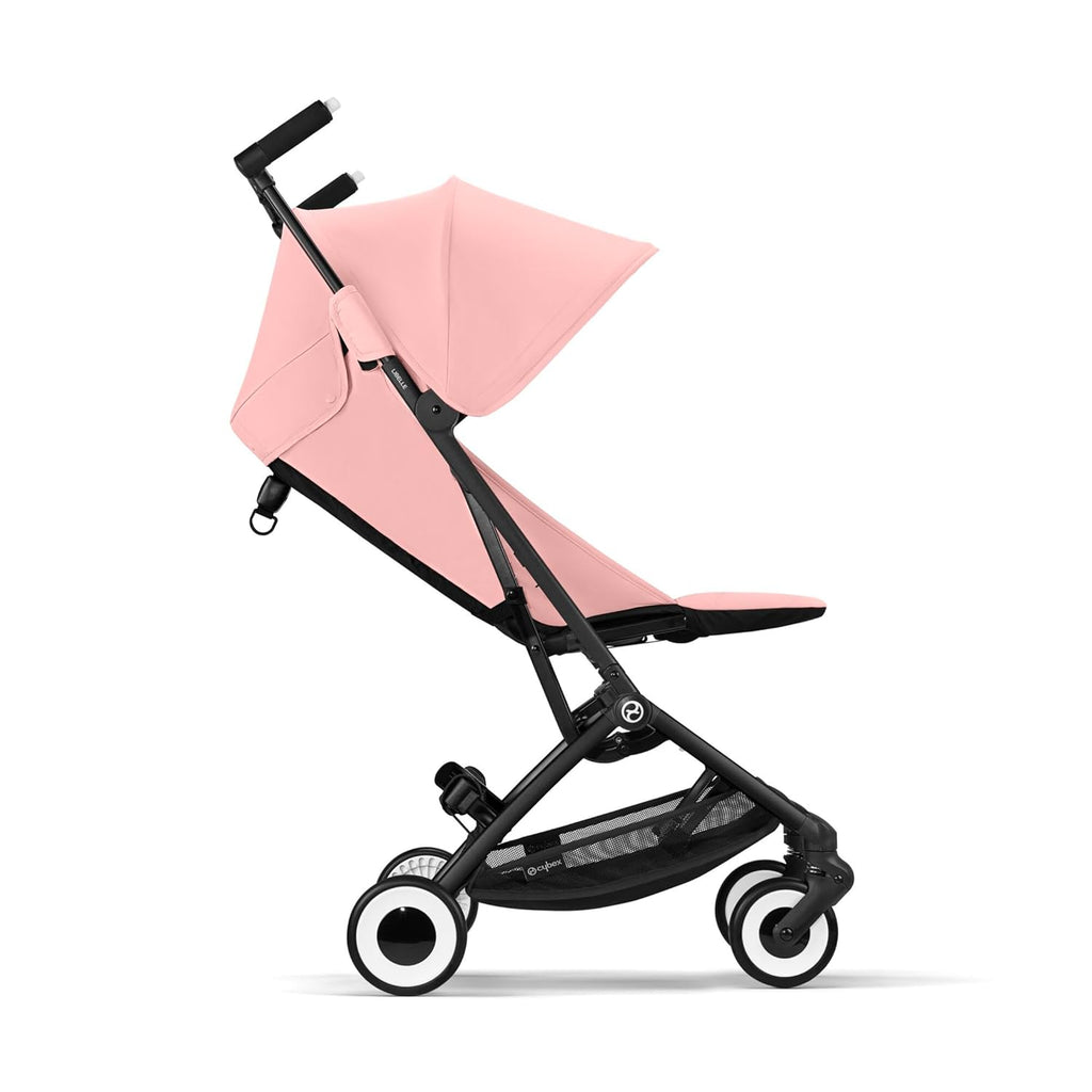 CYBEX Gold Kinderwagen Libelle mit One-Pull Harness, Von ca. 6 Monaten bis ca. 4 Jahre (max. 22 kg), Ultraleicht (nur 6 kg), Almond Beige (Beige mit taupefarbenem Rahmen)