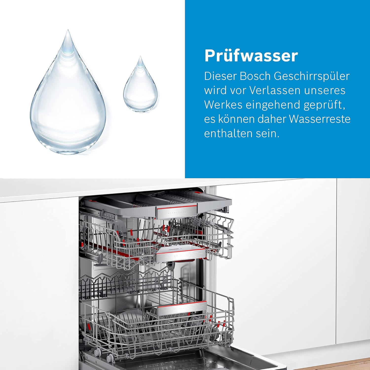 Bosch SMU4ECS28E, Serie 4, Smarter Unterbau-Geschirrspüler 60 cm, Besteckschublade, Spülmaschine Made in Germany, besonders Leise, Extra Trocknen, schneller sauberes Geschirr, Ferndiagnose, Edelstahl