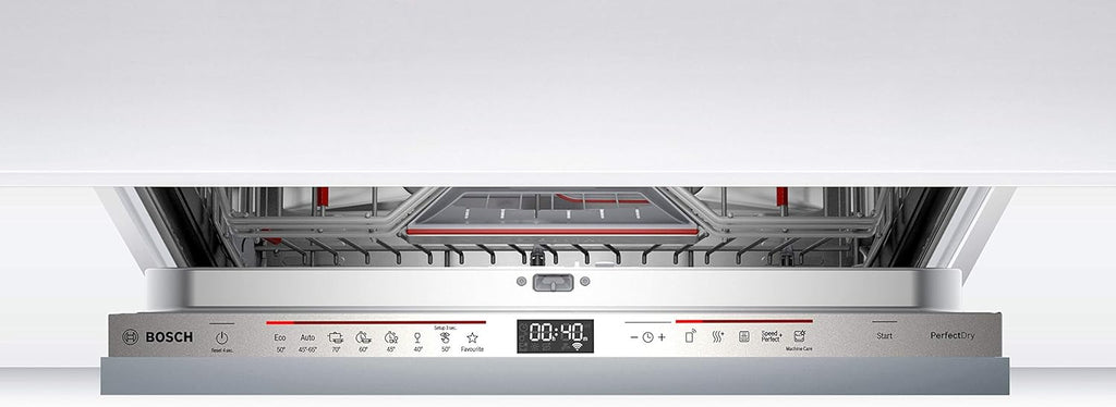 Bosch Hausgerte SMV6ZCX49E Serie 6  er Geschirrspüler Vollintegriert, Besteckschublade, Silence Programm besonders leise, PerfectDry mit Zeolith trocknet sogar Kunststoff