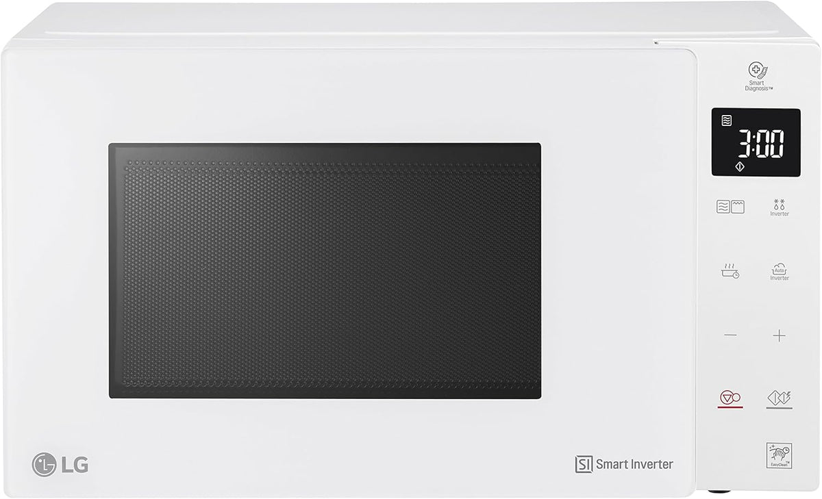 LG MH6535GIS Mikrowelle mit   Inverter Technologie & Quarz Grill, 25 Liter Kapazitt, 1000 W, Automatikprogramme, einstellbare Leistungsstufen für optimales Garen und EasyClean-Funktion, Schwarz