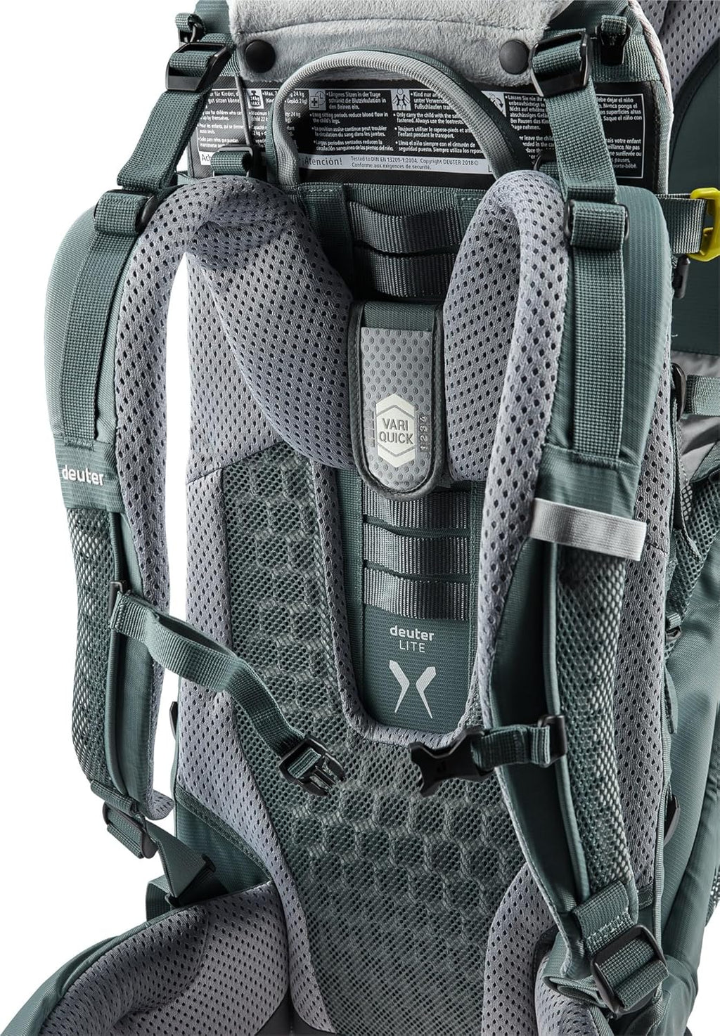 deuter Kid Comfort Active leichte Kindertrage, 12 L, teal
