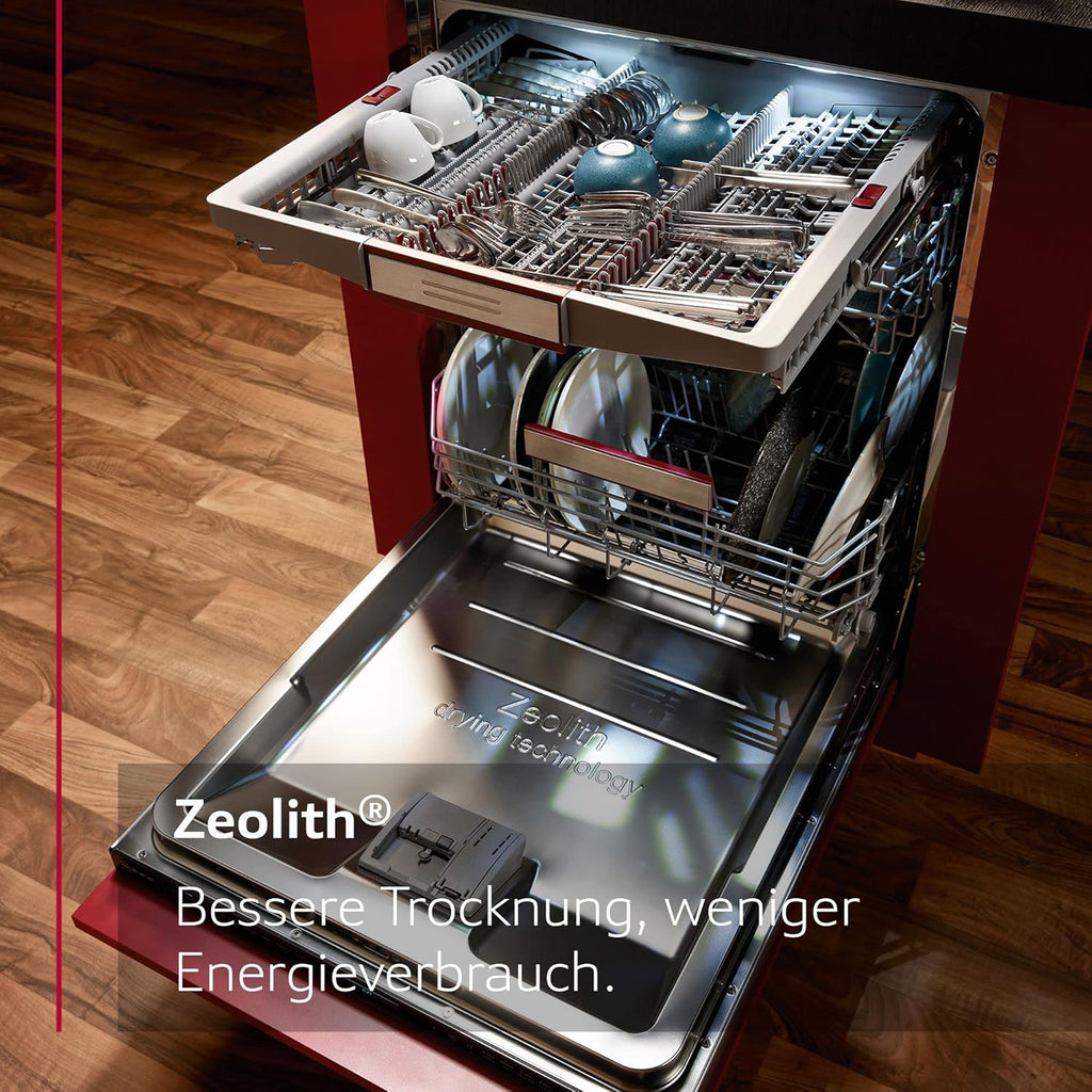 NEFF S157YCX03E, N 70, Smarter Geschirrspüler Vollintegriert, 60 cm, Besteckschublade, Made in Germany, Zeolith-Trocknung, besonders leise Spülmaschine, höhenverstellbarer Oberkorb, starker Sprühdruck