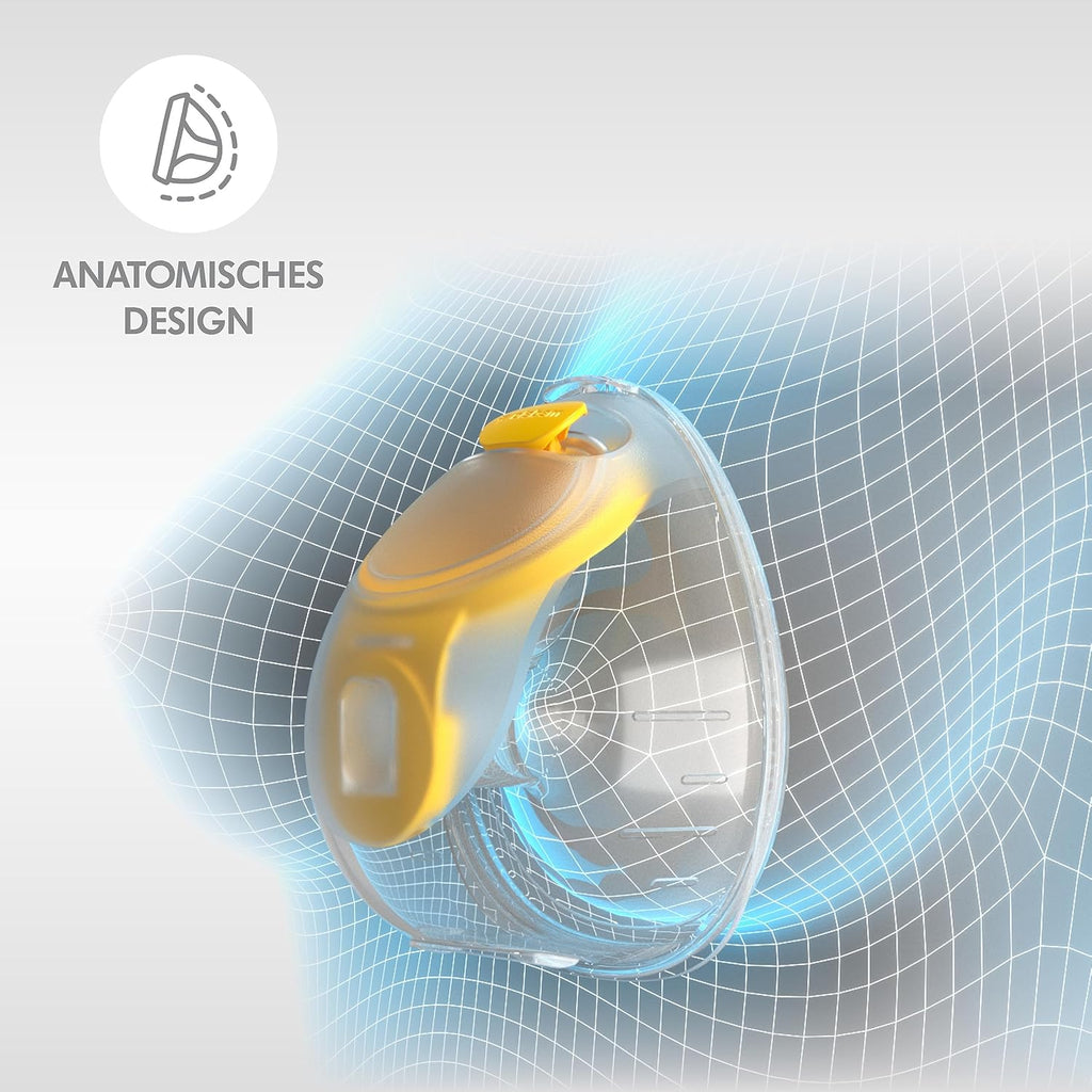 Medela Freestyle Hands-free Elektrische Doppel-Milchpumpe mit direkt im BH tragbaren Auffangschalen – Verbindbar mit der Medela Family App – Tragbares und diskretes Design