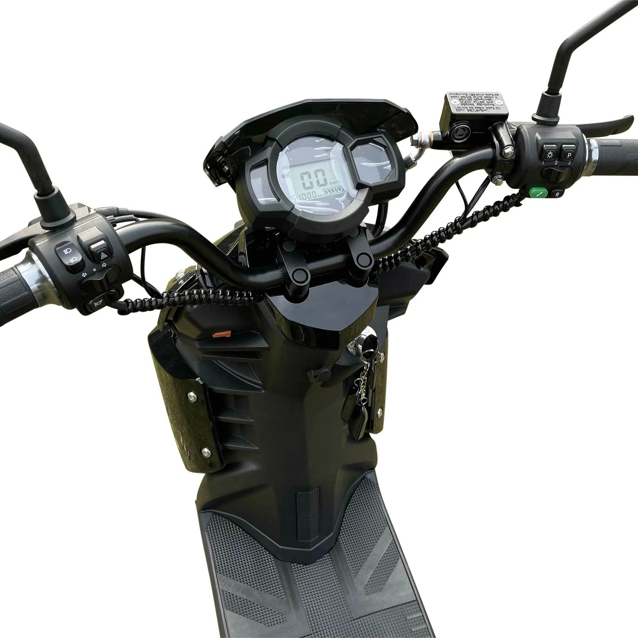 Swoop Elegante E-Scooter Elektroroller Schwarz 1000W