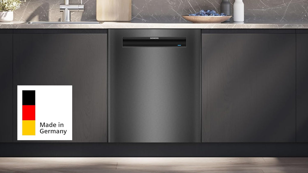 Siemens SN63EX14VE, iQ300 Smarter Geschirrspüler, Vollintegrierte Spülmaschine mit Besteckschublade, 60 cm, Auto Türöffnung dank autoOpen dry, Besonders leise durch iQdrive-Motor, infoLight aquaStop