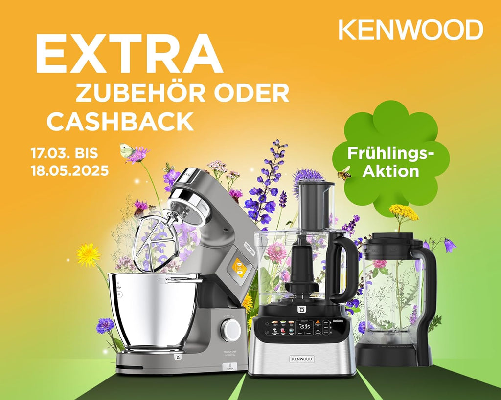 Kenwood Titanium Chef Baker KVL85.424SI Küchenmaschine mit integrierter Waage, inkl. 4-teiligem Patisserie-Set, 7 L und 5L Rührschüssel, stufenloser Geschwindigkeitsregler, 1200 W, Silber