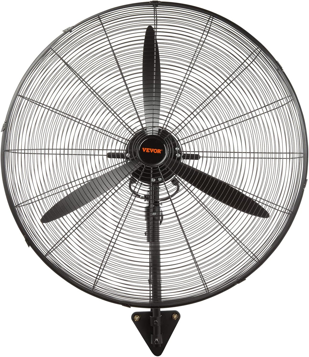 VEVOR Nebelventilator, 74,9 cm, wasserdichter Industrieventilator, 3 Geschwindigkeiten, 9500 CFM, gewerblicher oder privater Ventilator zur Kühlung von Lagerhäusern, Gewächshäusern, Werkstätten