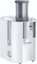 DeLonghi Braun J700 Multiquick 7 Entsafter | Hochleistungs-Entsafter-System | Groer Einfüllschacht (75 mm) | Innovatives Anti-Tropf-System | Kraftvoller 1.000 Watt Motor | silber